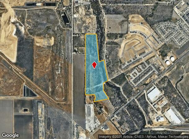 Pearsall Rd, San Antonio, TX Parcel Map