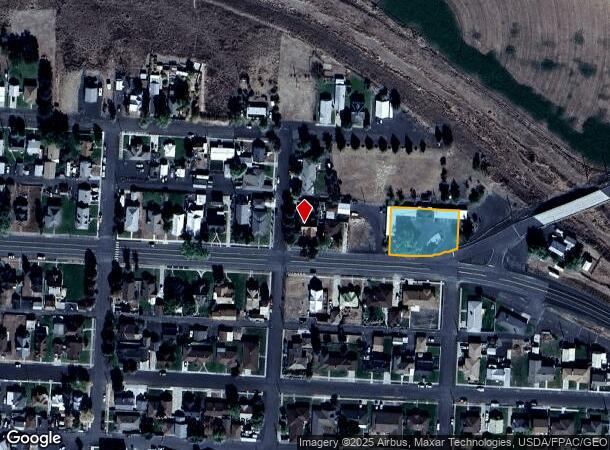 609 E 1St Ave, Odessa, WA Parcel Map
