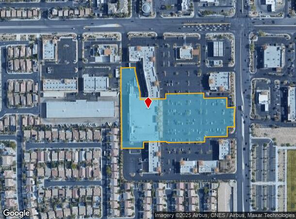  7405 S Durango Dr, Las Vegas, NV Parcel Map