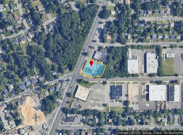 1351 Straight Path, Wyandanch, NY Parcel Map