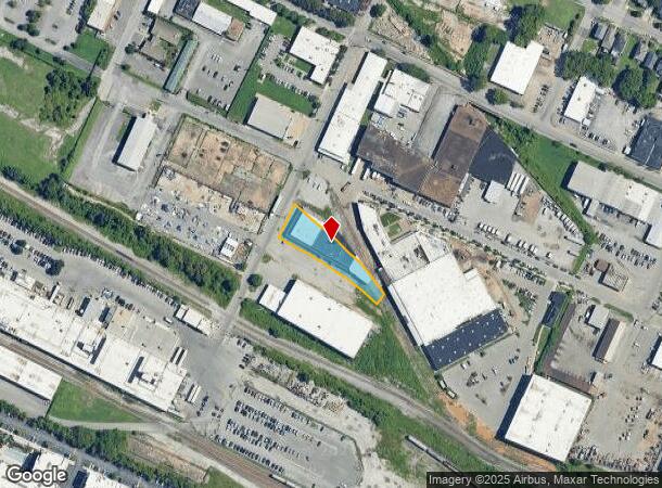  1212 Peeples St, Chattanooga, TN Parcel Map