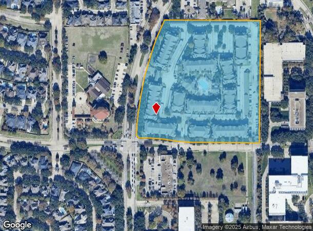 1255 Eldridge Pkwy, Houston, TX Parcel Map