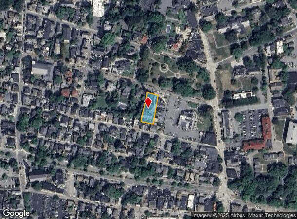  129 Pelham St, Newport, RI Parcel Map
