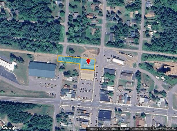  7555 Railroad St, Iron River, WI Parcel Map