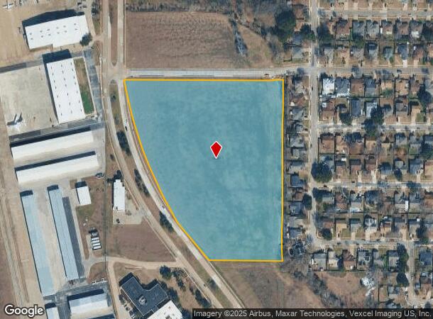  5101 S Collins St, Arlington, TX Parcel Map