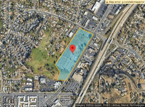  1662 E Main St, El Cajon, CA Parcel Map