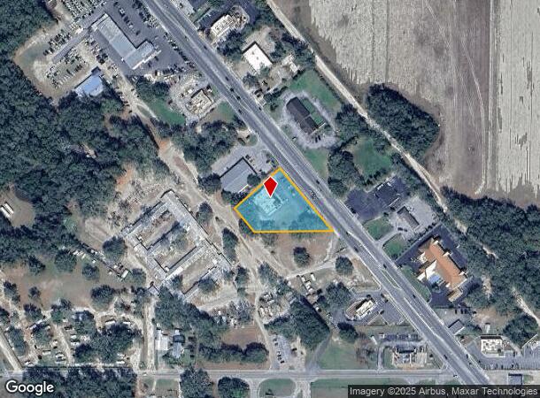 1306 N Young Blvd, Chiefland, FL Parcel Map
