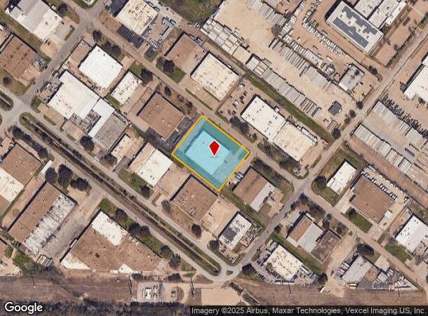  8105 Sovereign Row, Dallas, TX Parcel Map