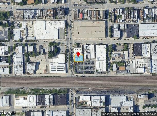  417 N Ashland Ave, Chicago, IL Parcel Map