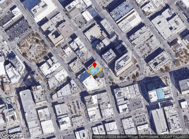  119 N Stanton St, El Paso, TX Parcel Map