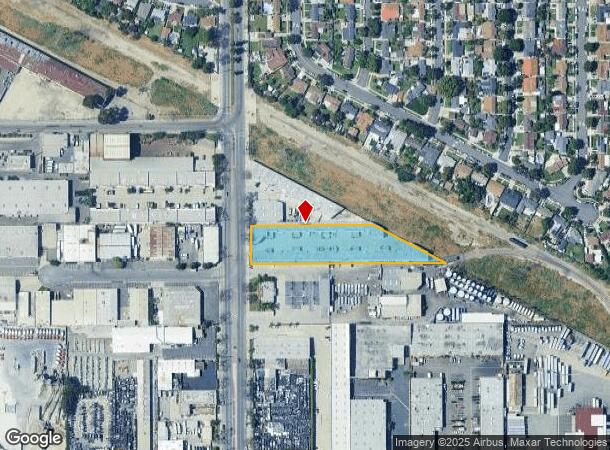 14042 Garfield Ave, Paramount, CA Parcel Map