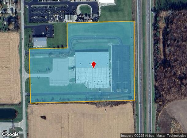 803 H L Thompson Jr Dr, Ashley, IN Parcel Map