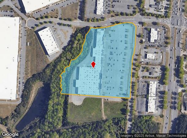 3450 Financial Center Way, Buford, GA Parcel Map