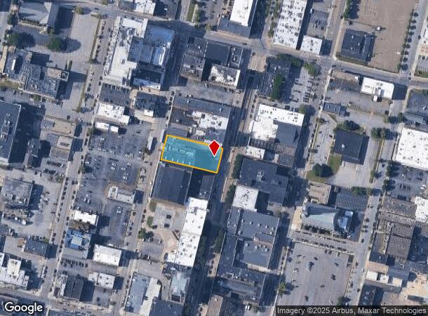  664 Main St, Buffalo, NY Parcel Map