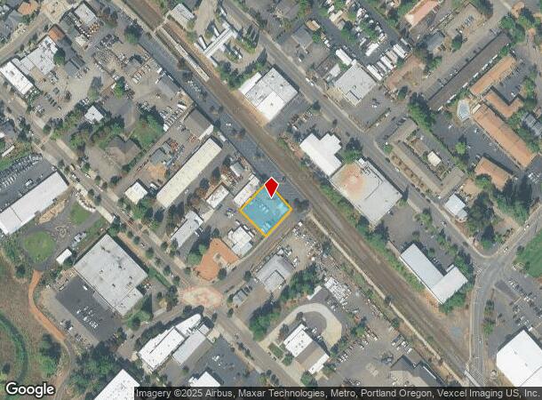  9037 Sw Burnham St, Portland, OR Parcel Map