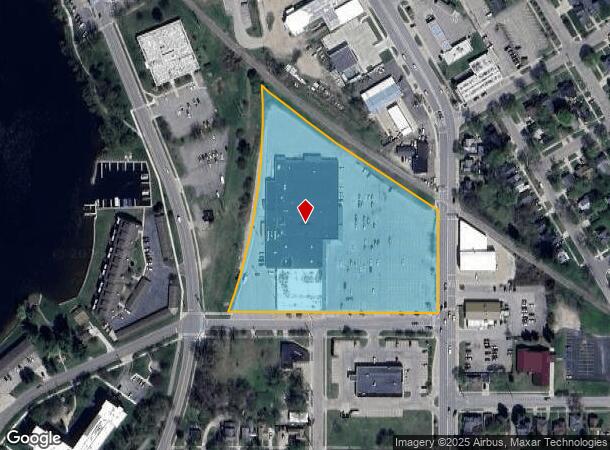 602 S Mitchell St, Cadillac, MI Parcel Map
