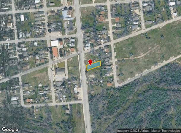  707 S Main St, Taylor, TX Parcel Map