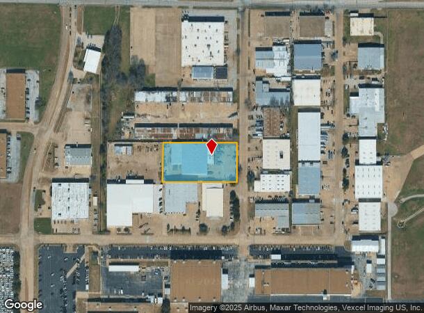 2626 Skyway Dr, Grand Prairie, TX Parcel Map