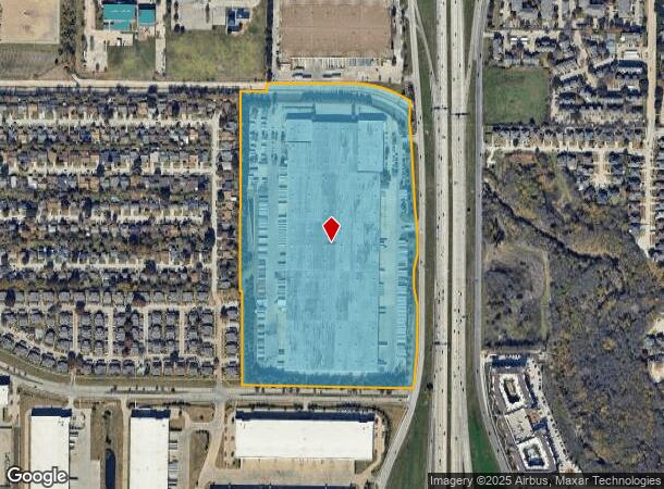  2501 E Arbrook Blvd, Arlington, TX Parcel Map