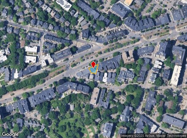 1423 Beacon St, Brookline, MA Parcel Map