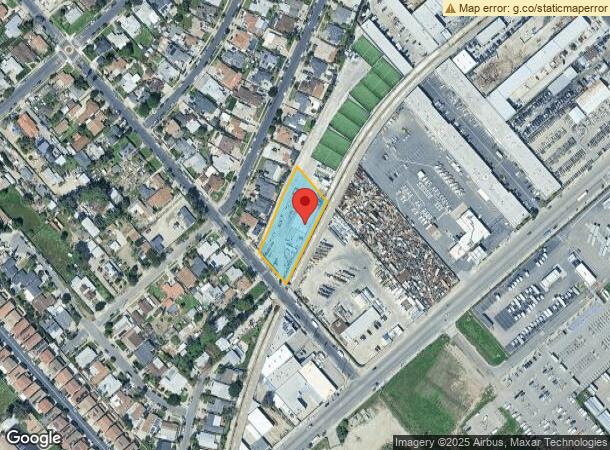  9750 Telfair Ave, Pacoima, CA Parcel Map