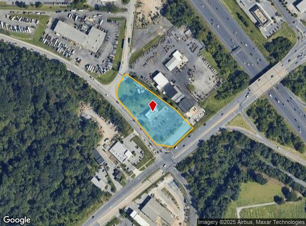 3840 Washington Blvd, Halethorpe, MD Parcel Map