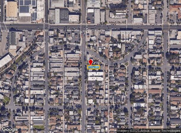  1166 N Magnolia Ave, Long Beach, CA Parcel Map