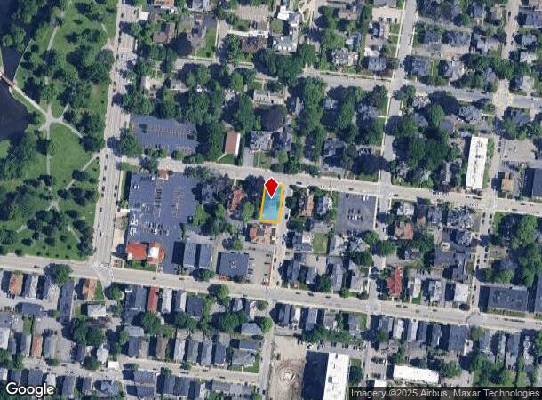  61 Cedar St, Worcester, MA Parcel Map