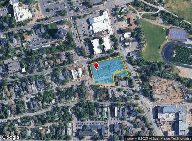  1555 Broadway, Boulder, CO Parcel Map