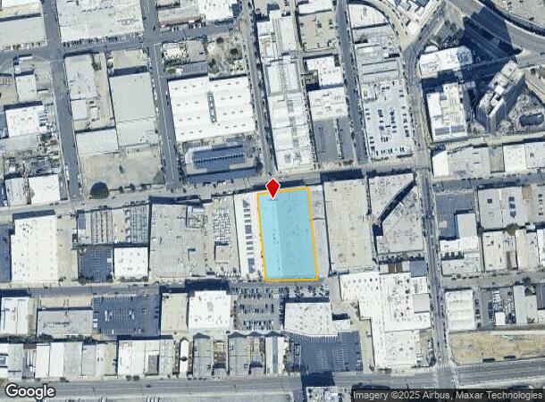 1234 Palmetto St, Los Angeles, CA Parcel Map