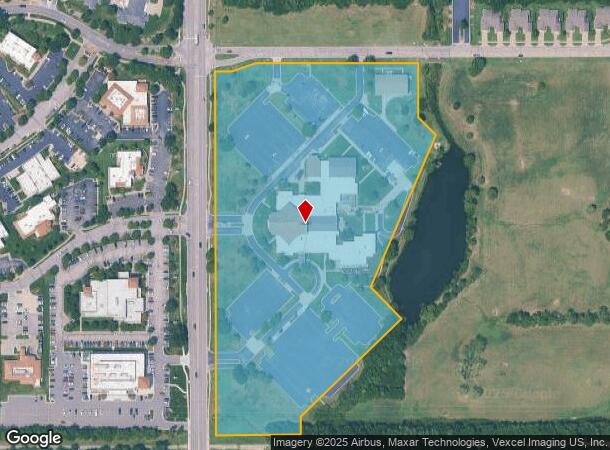 1958 N Webb Rd, Wichita, KS Parcel Map