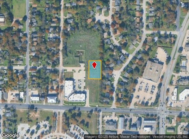 1445 E Mckinney St, Denton, TX Parcel Map