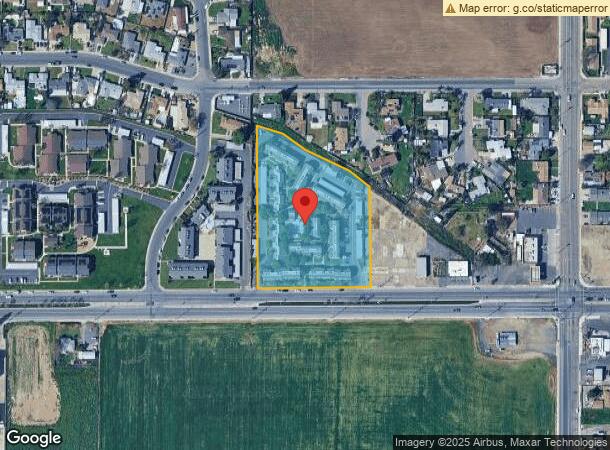  1704 W Olive Ave, Porterville, CA Parcel Map