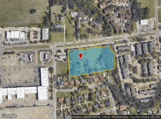 1404 W Pleasant Run Rd, Lancaster, TX Parcel Map