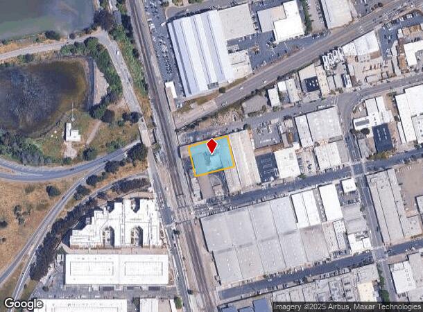 708 Folger Ave, Berkeley, CA Parcel Map