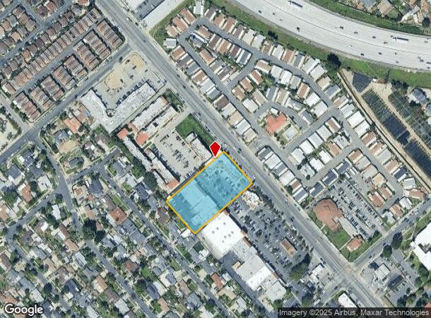 11960 Foothill Blvd, Sylmar, CA Parcel Map