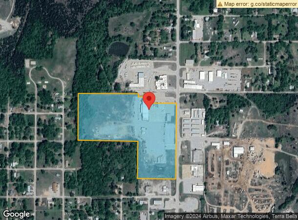  1131 N Little Ave, Cushing, OK Parcel Map