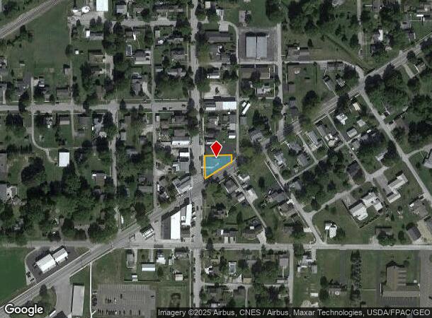 100 E Fremont St, Arcadia, OH Parcel Map