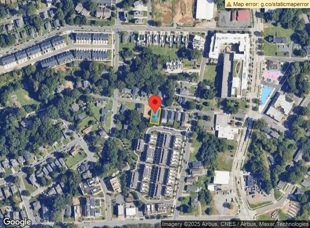  217 Auten St, Charlotte, NC Parcel Map