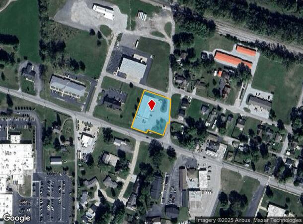  115 N Asbury Rd, Morristown, IN Parcel Map