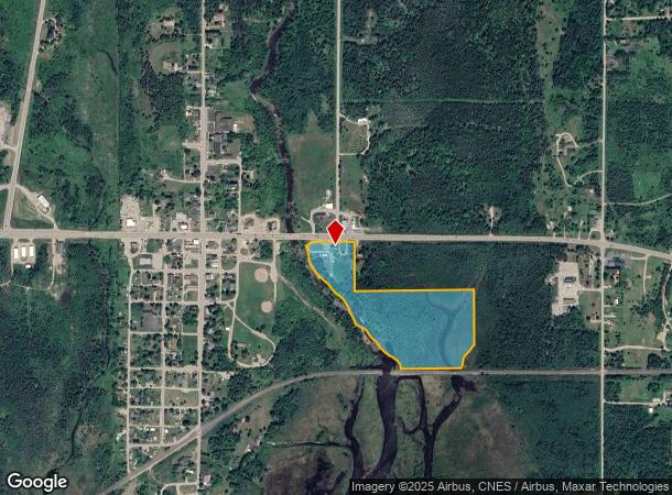 7989 Us Highway 2, Rapid River, MI Parcel Map