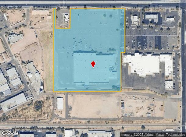 1305 W Main St, Mesa, AZ Parcel Map