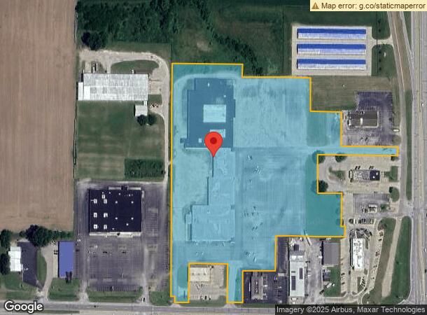  1200 Woodlawn Rd, Lincoln, IL Parcel Map