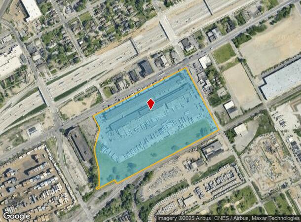  7201 W Fort St, Detroit, MI Parcel Map