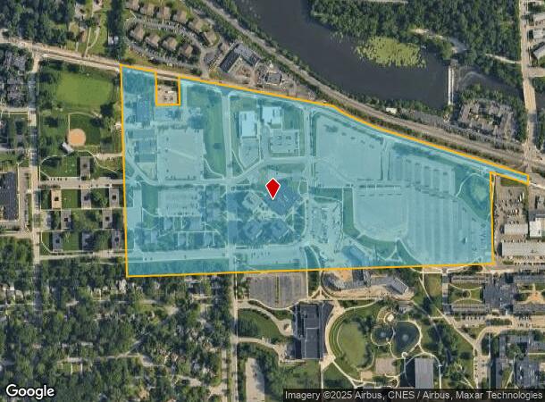  Huron River Dr, Ypsilanti, MI Parcel Map