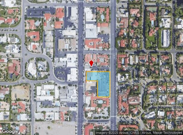  750 N Palm Canyon Dr, Palm Springs, CA Parcel Map