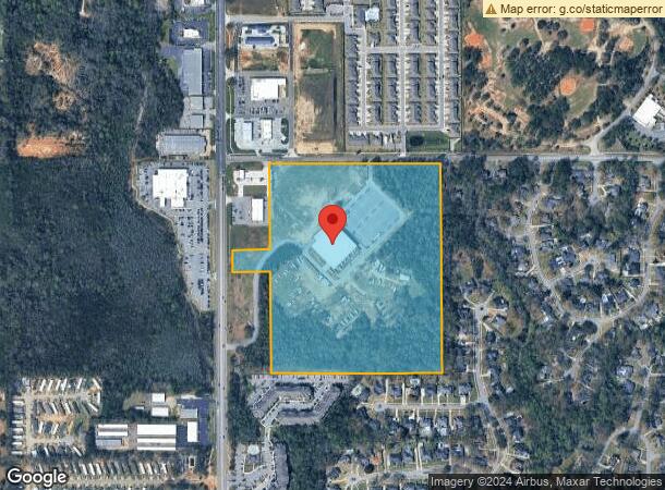  7701 Hitt Rd, Mobile, AL Parcel Map