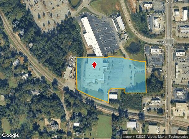 120 N Lee St, Forsyth, GA Parcel Map