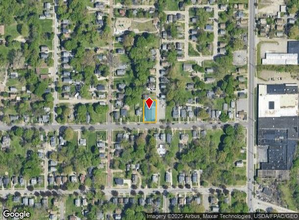  745 Upson St, Akron, OH Parcel Map