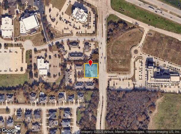1360 N White Chapel Blvd, Southlake, TX Parcel Map